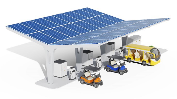 Solisyon pou chaje charyo gòlf